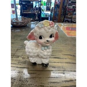 Vintage Kitschy Lamb Figurine